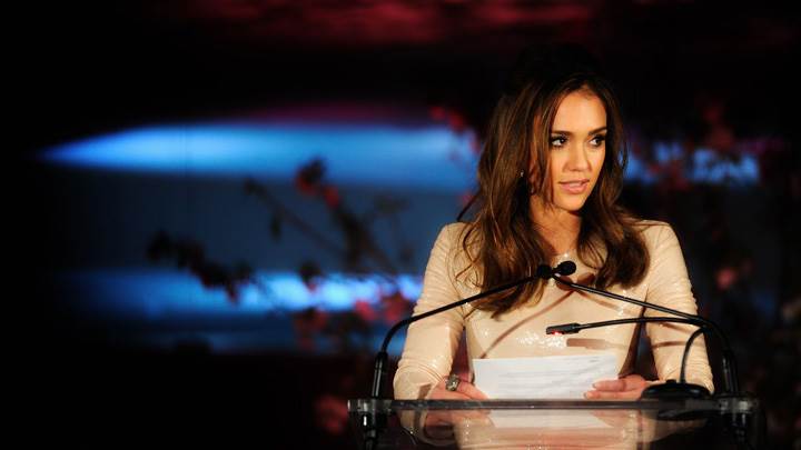 Jessica Alba On Stage At 3rd Annual Diane von Furstenberg Awards